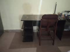 office table with light