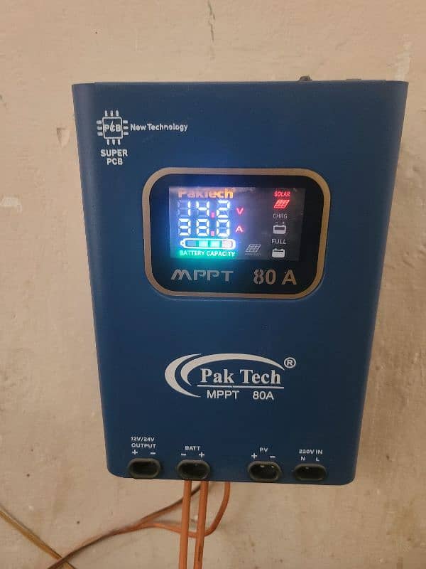 MPPT 80 Ampere 12 or 24 volt both working start from 1 plate 2