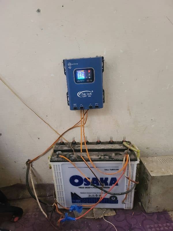 MPPT 80 Ampere 12 or 24 volt both working start from 1 plate 3