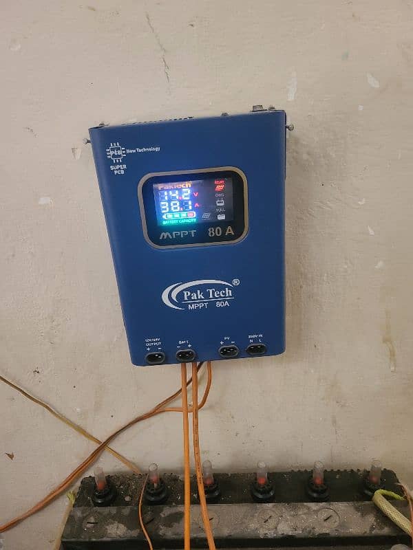 MPPT 80 Ampere 12 or 24 volt both working start from 1 plate 4