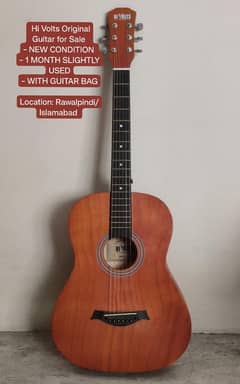 one month used HI Volt Original guitar
