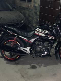 Honda 150F black new sticker