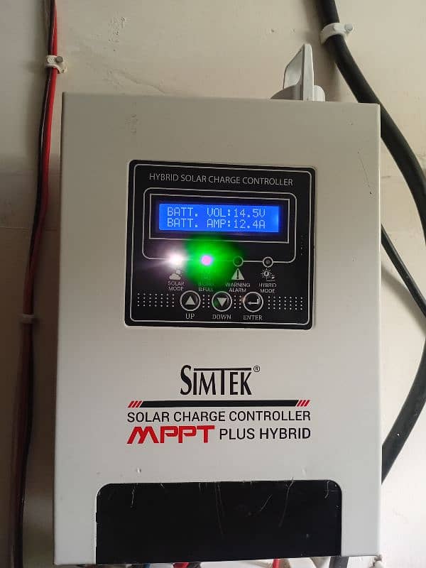 simtek mppt charge controller 70A plus hybrid 2
