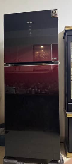 Haier Glass Door Inverter Fridge Full Size