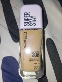 maybbline new super stay foundation