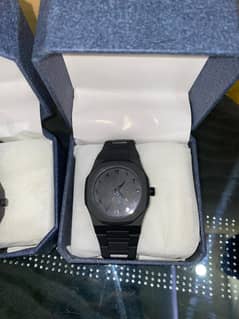 Black Arabic Aura Watch