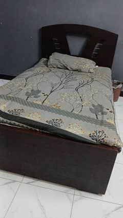 single bed with mattress for urgent sell