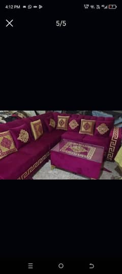 L shape 7 seater sofa sell urgently