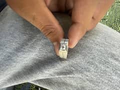 Platinum pd with real 20 cent vas quality diamond ring for sale