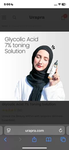 Glycolic Acid 7% Toning Solution