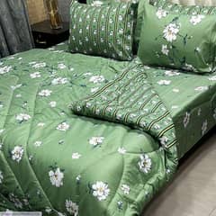 6 pcs cotton Salonica printed Razai set