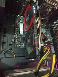 gaming pc with 24inch borderless lcd for sale