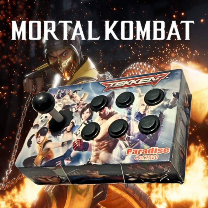 Arcade 6 Button Usb Joystick Controller For Gaming Laptop PC Tekken 4
