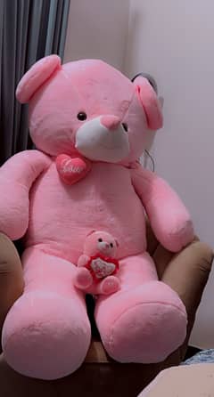 Pink 6ft teddy bear