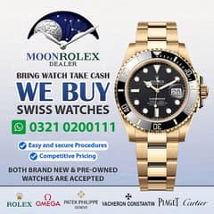 Get Cash / Rolex Cartier Omega Hublot Chopard Breitling Rado Tag Heuer