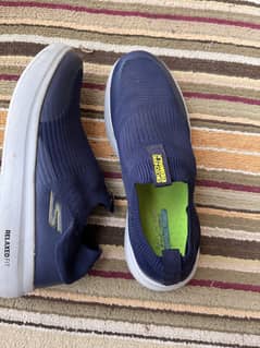Sketcher Go Walk blue/white size 9