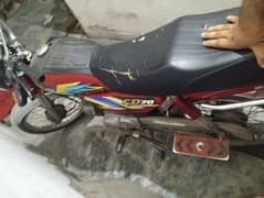 Honda CD 70 red colour genie every thing