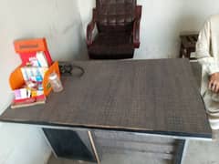 table chair and clinic examination table