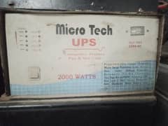 Micro tech UPS 2000 watt