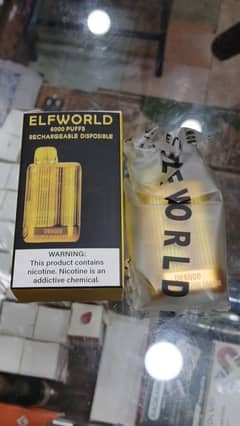 Elfworld De6000 Disposable Vape Pod Device – 6000 Puffs