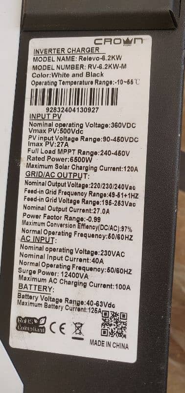 Crown 6.2 kw & Sako 8.2 &10.2 3