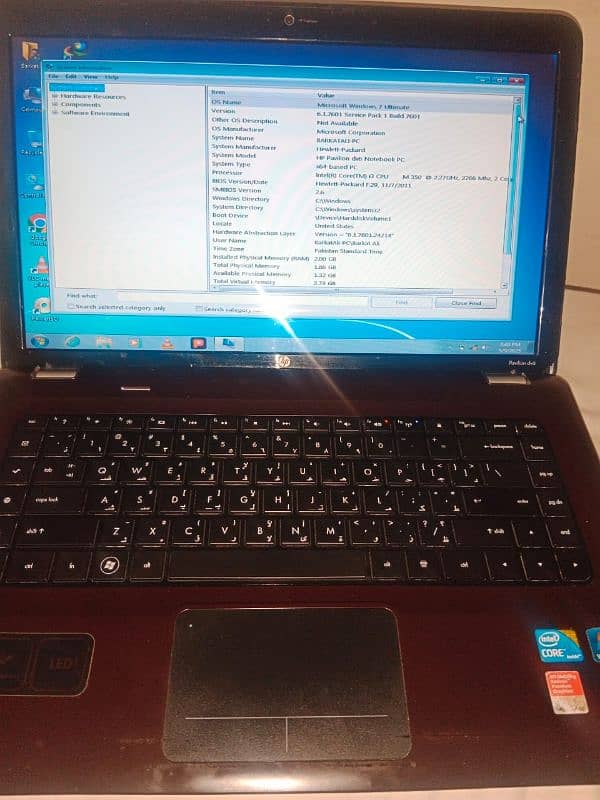 Hp pavilion dv6 notebook core i3 8