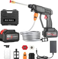 48v High Pressure Portable Water Gun – Cordless Car & Bike Washer