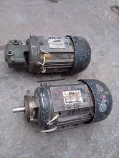 Steam boiler pump motors
