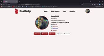 Final year project for computer science student in web