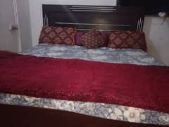 double bed with mattress