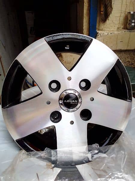 GENUINE ALLOY RIMS FOR MEHRAN, HEROOF AND KHYBER - Spare Parts - 1068891904