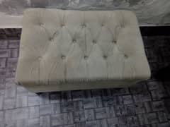 mini 1 seater sofa off white colour