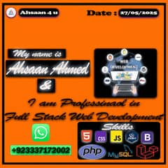 Full Stack Web Developer | Website Designer | Websites Builder.
