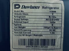 Dawlance Refrigerator for sale