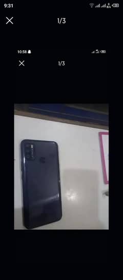 urgent sale Infinix hot 9 3 64 memory 6000 mAh 03228876070