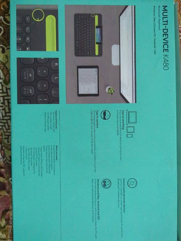 Logitech K480 Multi-Device Bluetooth keyboard 1