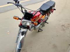 urgent sale Honda cd 70 2025 model zero meter bike