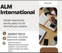 Online jobs male female & Students