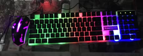 Rgb Gaming Keyboard + Mouse Combo