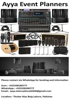 Rent JBL DJ Sound System - Power Your Party! Lahore, Pakistan
