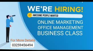Online jobs male female & Students