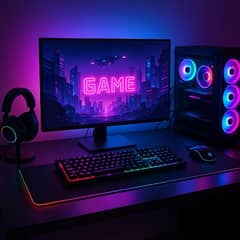 Ultimate RGB Gaming Setup – all game playable gta 5 free fire etc