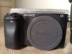 Sony alpha a6400 with sigma 16mm 1.4 lens with box