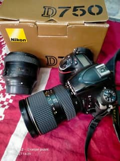 Nikon D 750 with kit lense and 85mm 1.8 Nikon