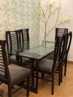 Dining table and chairs