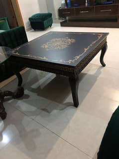 pair of three tables center table