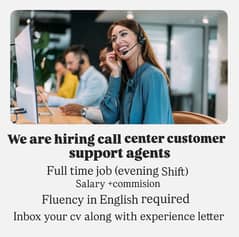 Call centre sales agent