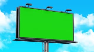 Trivion ( 3 faceted billboard) in the most popular business hub, Qamb