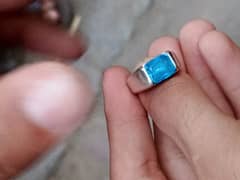 Swiss topaz hand made unique design