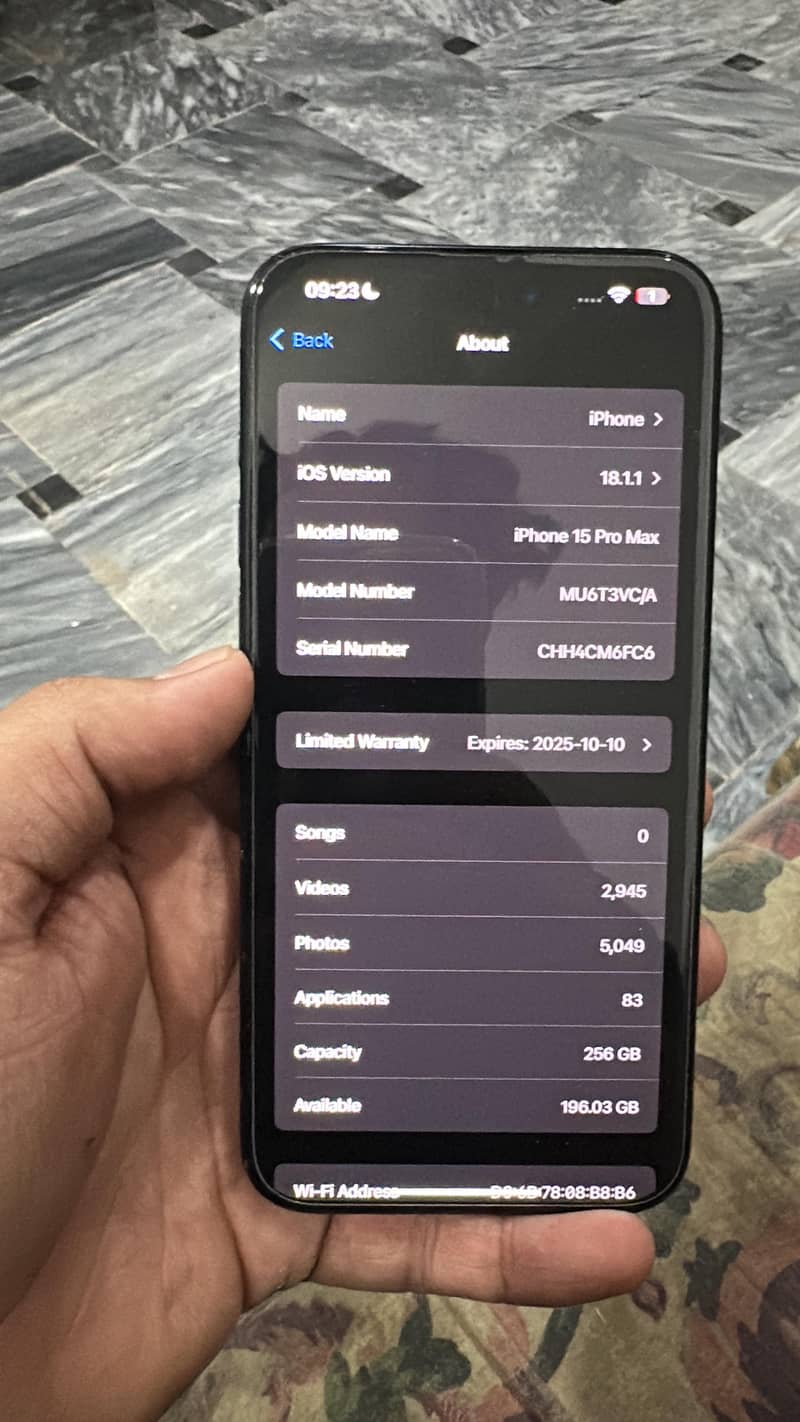iPhone 15 pro max non PTA but 2 month sim work kre gi 6
